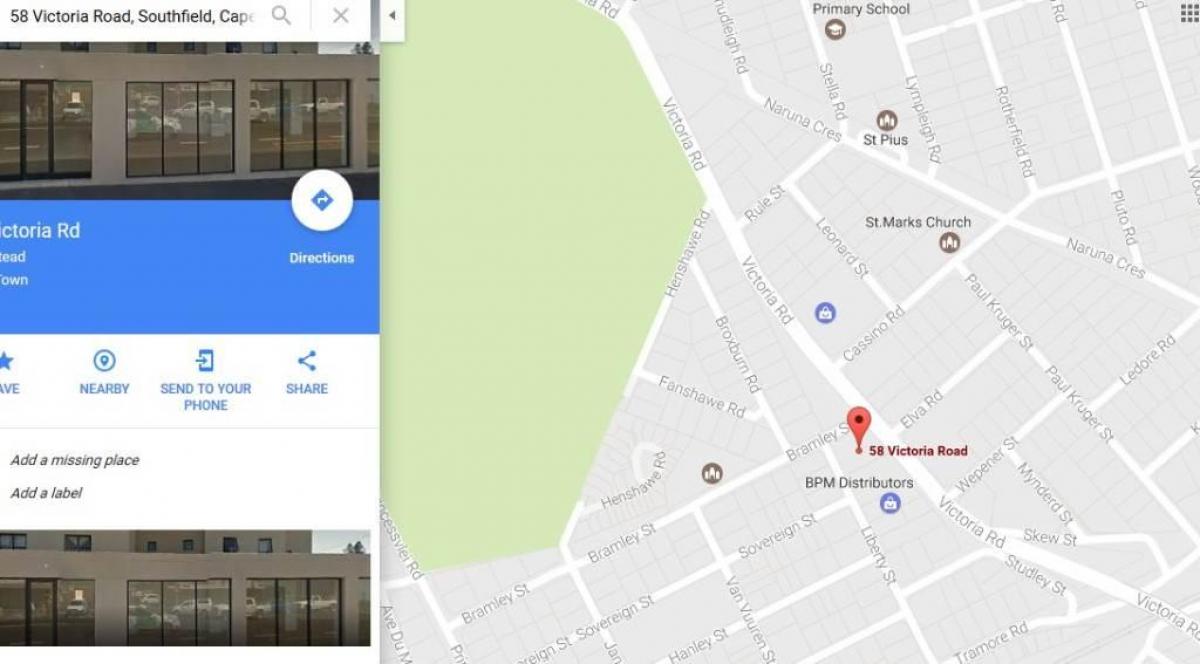 bản đồ của ann arbor Cape Town