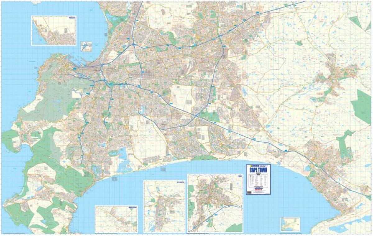 bản đồ của bản đồ studio Cape Town
