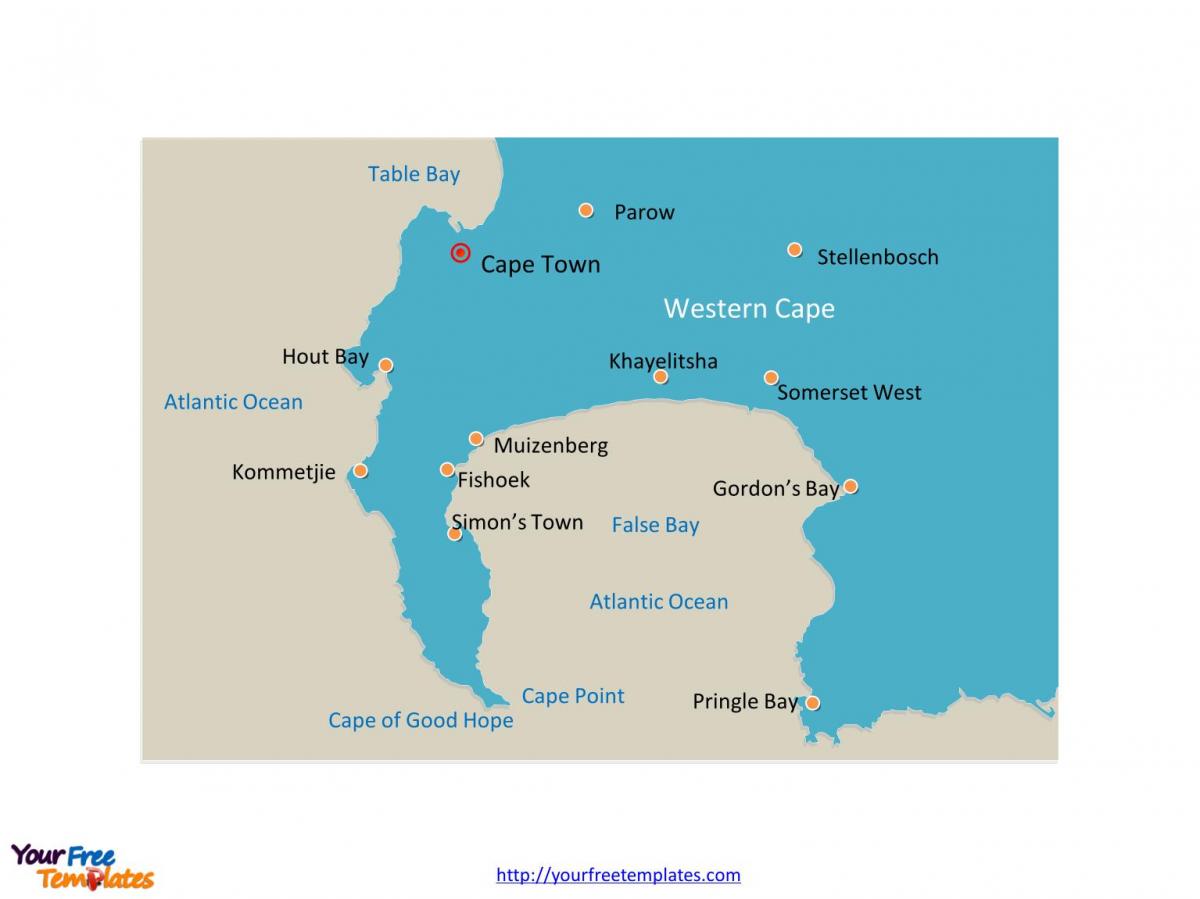 bản đồ của cape hy vọng