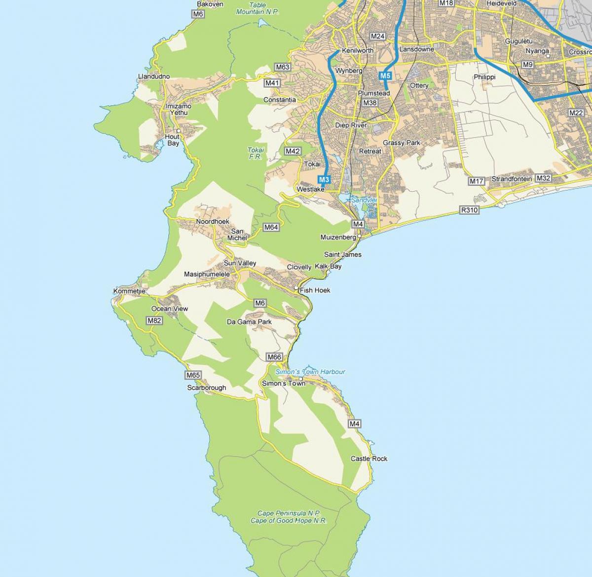 bản đồ của cá s Nam Phi