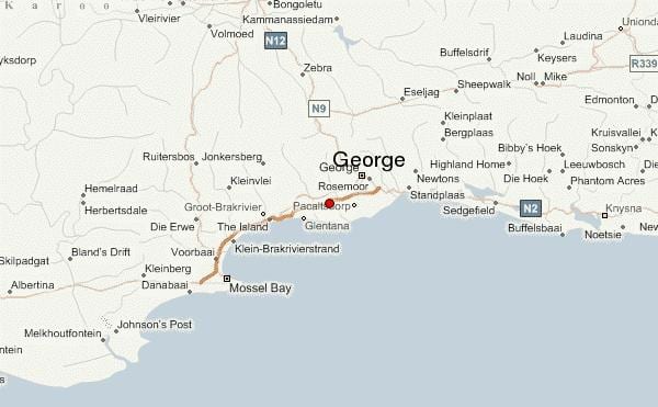 bản đồ của george Cape Town