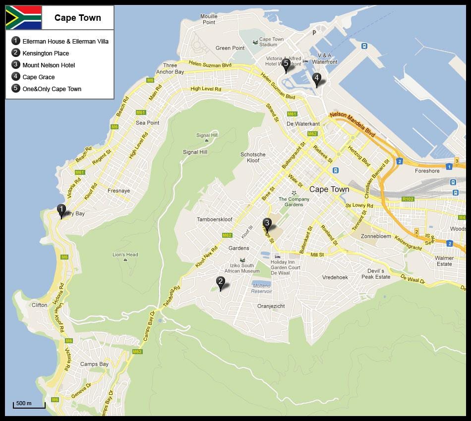 bản đồ của kensington Cape Town