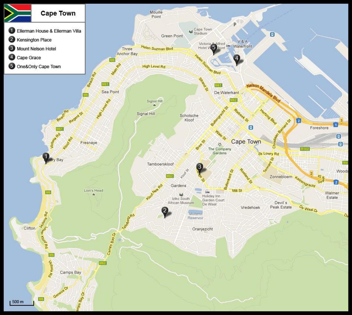 bản đồ của kensington Cape Town