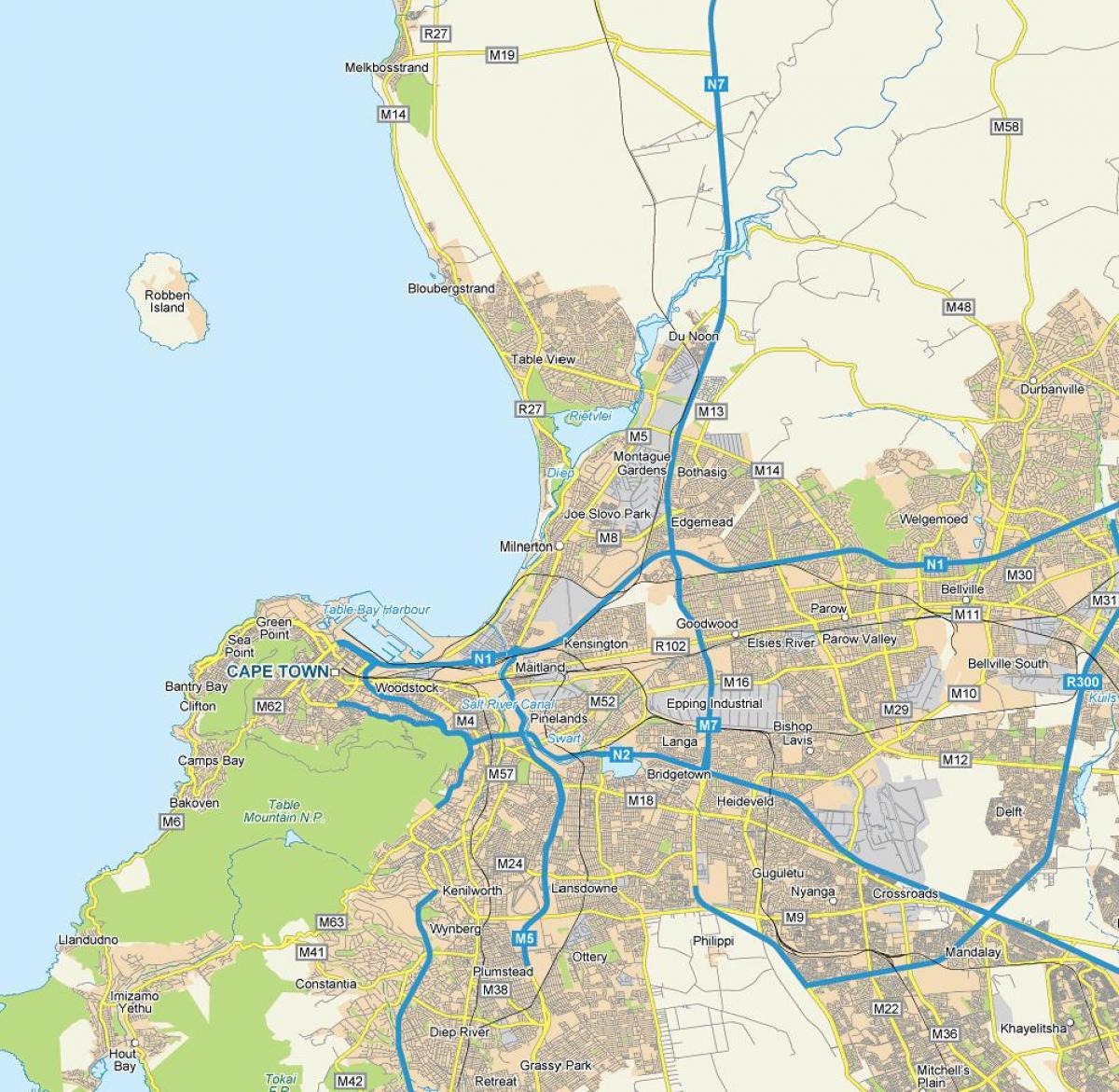 milnerton Cape Town bản đồ