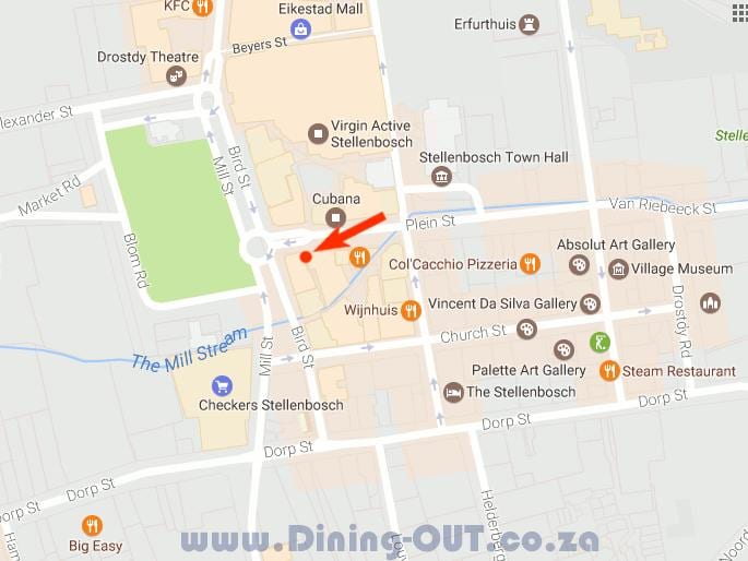 bản đồ của trẻ em đường phố Cape Town