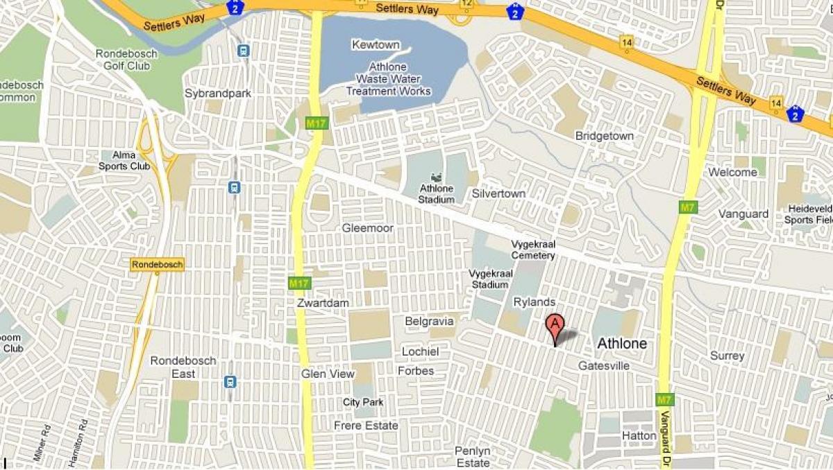 bản đồ của tại Cape Town