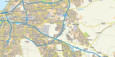 Bản đồ của arnhem Cape Town