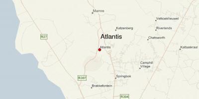 Bản đồ của atlantis Cape Town 