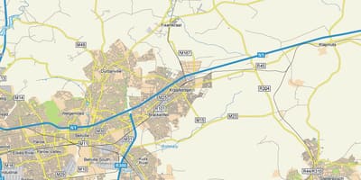 Bản đồ của kraaifontein Cape Town