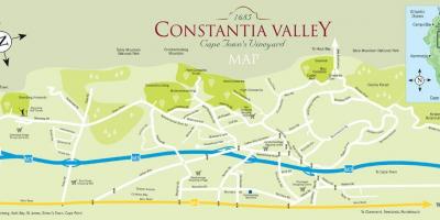 Bản đồ của nghỉ nhìn Cape Town