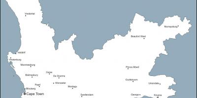 Bản đồ trắng của Cape Town