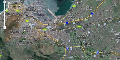 Bản đồ của Cape Town vệ tinh