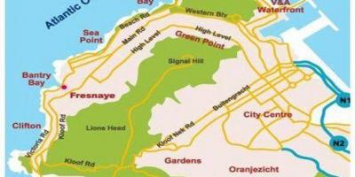 Bản đồ của cape town Cape Town