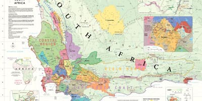 Bản đồ của franschhoek rượu