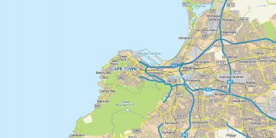 Cape tây sông bản đồ