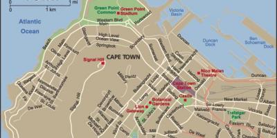 Thành phố của Cape Town xem bản đồ