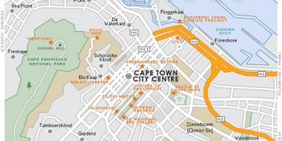 Bản đồ của thế kỷ thành phố Cape Town
