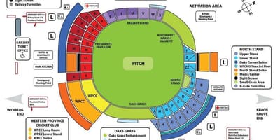 Clifton cricket sân vận động bản đồ