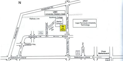 Bản đồ của cput Cape Town