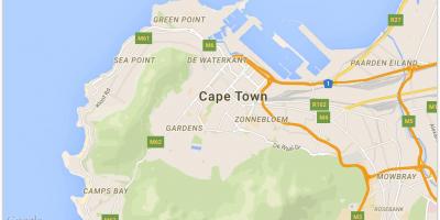 Bản đồ của de waterkant Cape Town