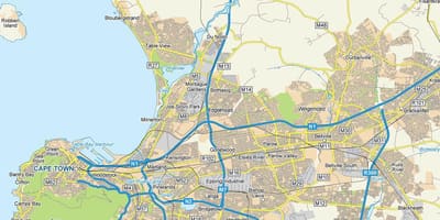 Bản đồ của edgemead, Cape Town