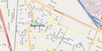 Bản đồ của gugulethu Cape Town