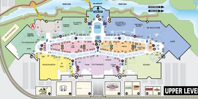 Bản đồ của kênh đi bộ bản đồ Cape Town