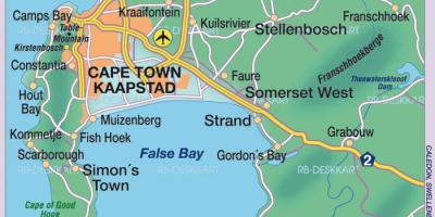 Bản đồ của Cape Town