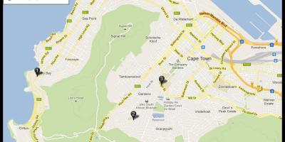 Bản đồ của kensington Cape Town