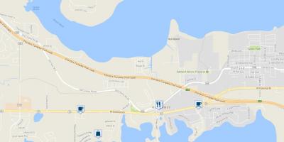 Bản đồ của killarney khu vườn