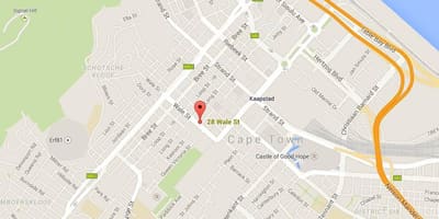 Bản đồ của lằn đường Cape Town