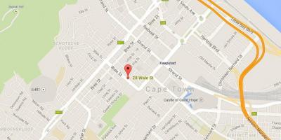 Bản đồ của lằn đường Cape Town