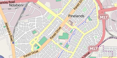 Bản đồ của maitland Cape Town