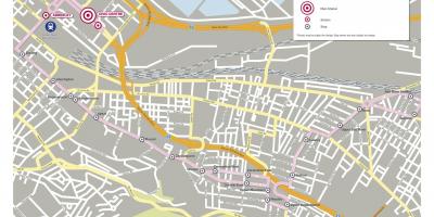 Bản đồ của muối sông Cape Town