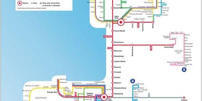 Myciti tuyến xe buýt bản đồ