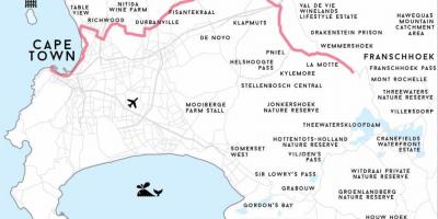 Bản đồ của richwood Cape Town 