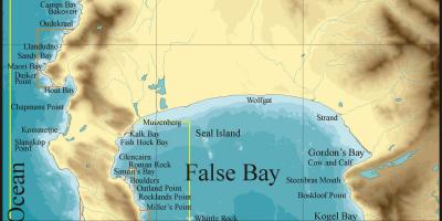 Bản đồ của sai bay Cape Town