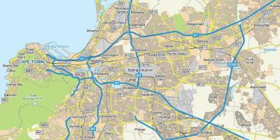 Bản đồ của sydney Cape Town