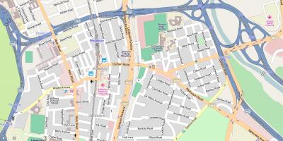 Bản đồ của tiết Cape Town