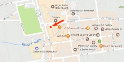 Bản đồ của trẻ em đường phố Cape Town