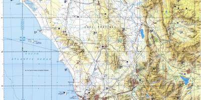 Cape Town bản đồ địa hình